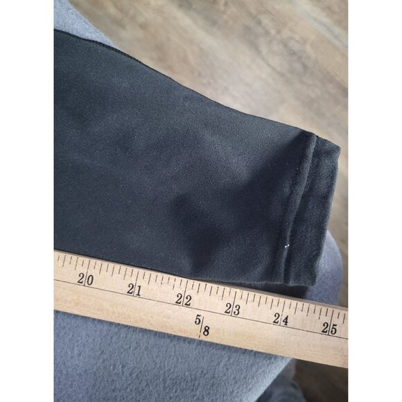 Kerrits Knee Patch Performance Tight Equestrian Pants Black Green Girl's XL - Picture 6 of 9